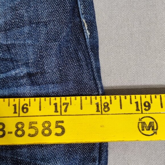 Seductions FD jeans skinny straight women's junior size 11 blue low-rise - Picture 10 of 13